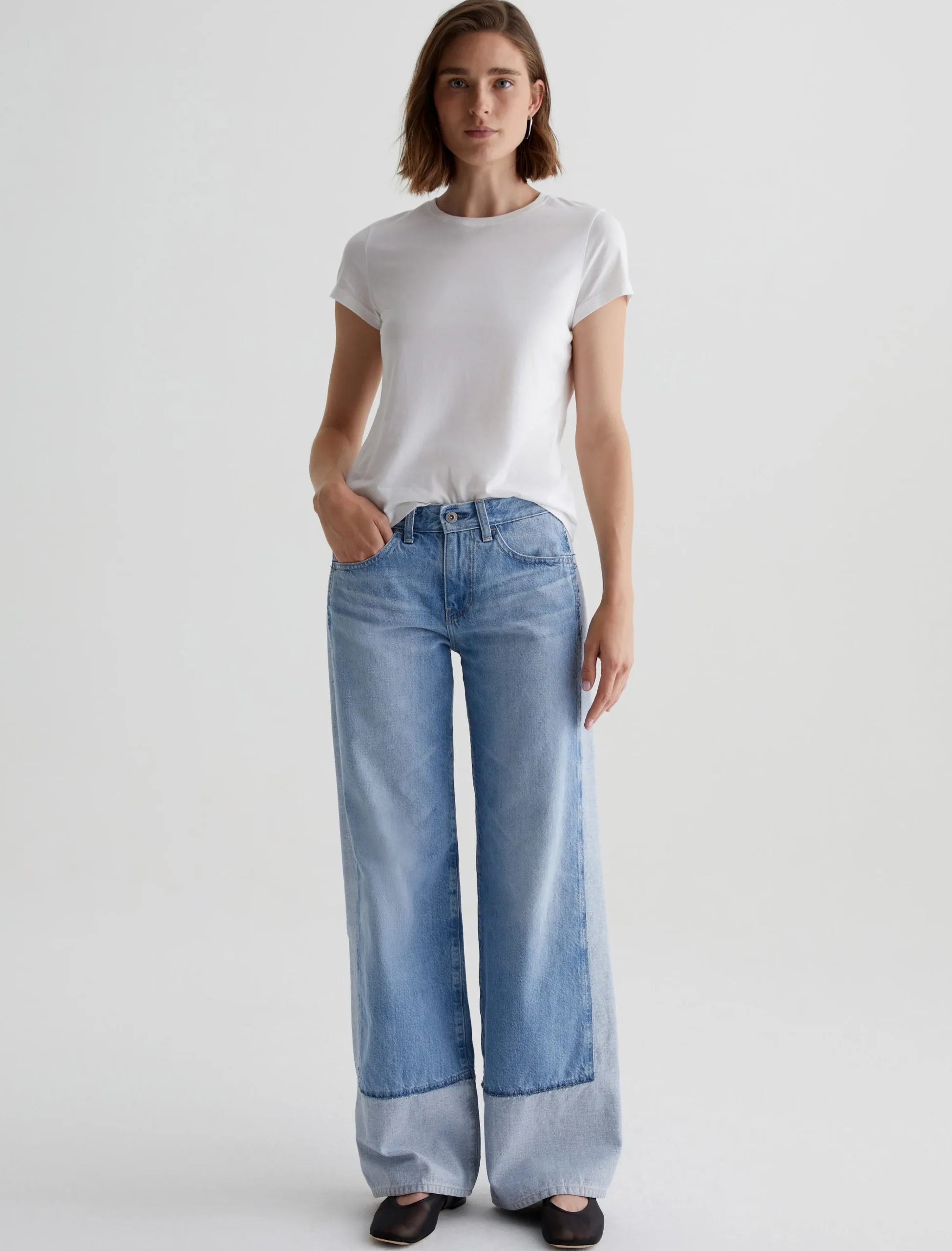 Women AG Jeans Jeans|Low-Rise|Adria Colorblock