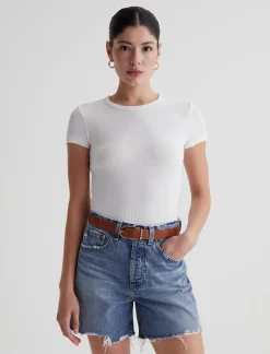 Women AG Jeans Tees & Tanks|Agnes Crew
