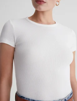 Women AG Jeans Tees & Tanks|Agnes Crew