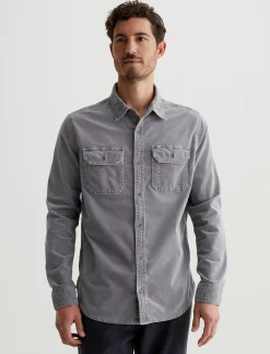 AG Jeans Shirts & Polos|Aiden Utility Corduroy Shirt