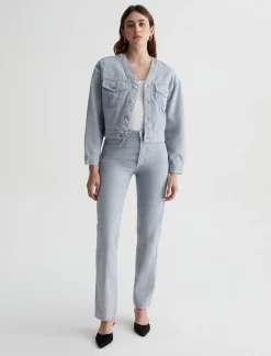 Women AG Jeans High-Rise|Straight|Alexxis