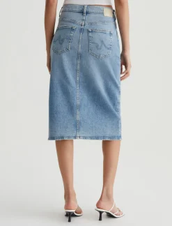 Women AG Jeans Skirts And Shorts|Mid-Rise|Alicia Skirt