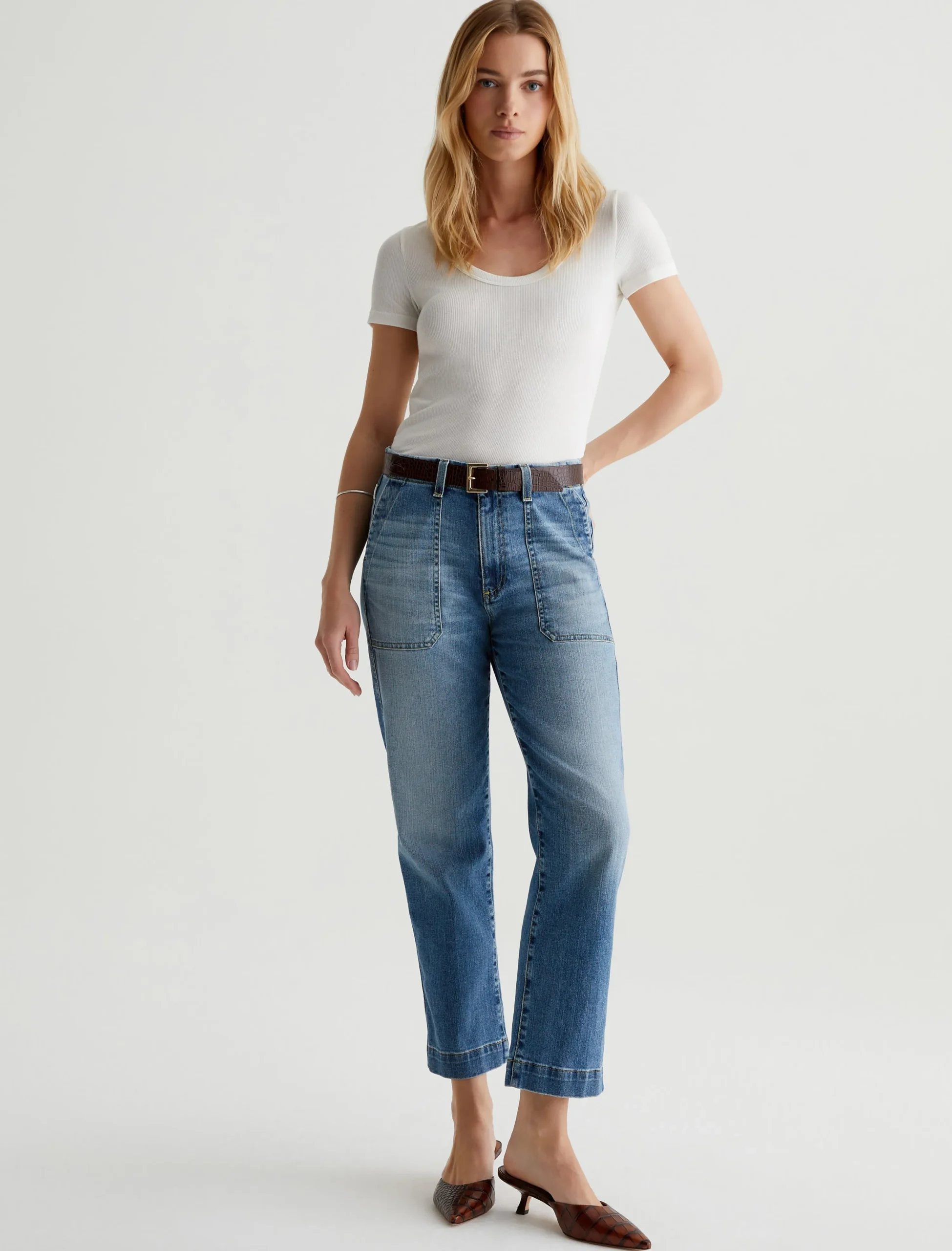 Women AG Jeans Jeans|Crop|Analeigh