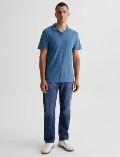 AG Jeans Shirts & Polos|Bryce Johnny Collar