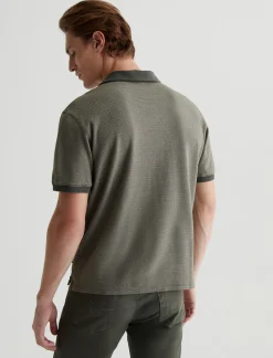 AG Jeans Shirts & Polos|Bryce Johnny Collar