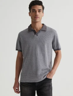 AG Jeans Shirts & Polos|Bryce Johnny Collar