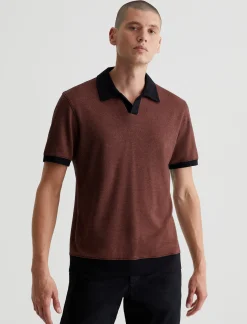 AG Jeans Shirts & Polos|Bryce Johnny Collar