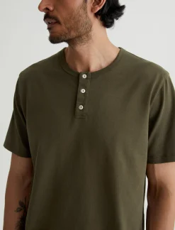 AG Jeans Shirts & Polos|Bryce Short Sleeve Henley