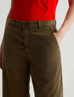 Women AG Jeans Pants & Trousers|Mid-Rise|Caden Straight