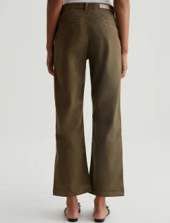Women AG Jeans Pants & Trousers|Mid-Rise|Caden Straight