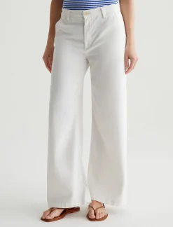 Women AG Jeans Pants & Trousers|Mid-Rise|Caden Wide Leg