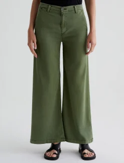 Women AG Jeans Pants & Trousers|Mid-Rise|Caden Wide Leg