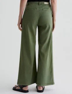 Women AG Jeans Pants & Trousers|Mid-Rise|Caden Wide Leg