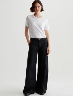 Women AG Jeans Pants & Trousers|Mid-Rise|Caden Wide Leg
