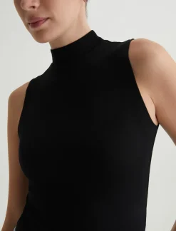 Women AG Jeans Tees & Tanks|Edie Sleeveless Turtleneck