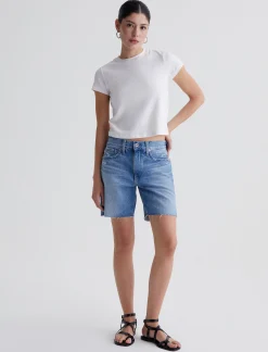 Women AG Jeans Skirts And Shorts|Mid-Rise|Ex-Boyfriend Short