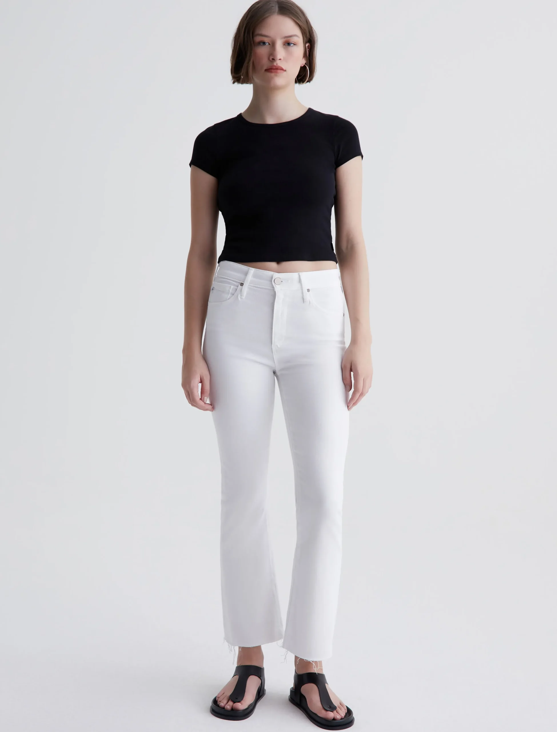 Women AG Jeans Jeans|Crop|Farrah Boot Crop