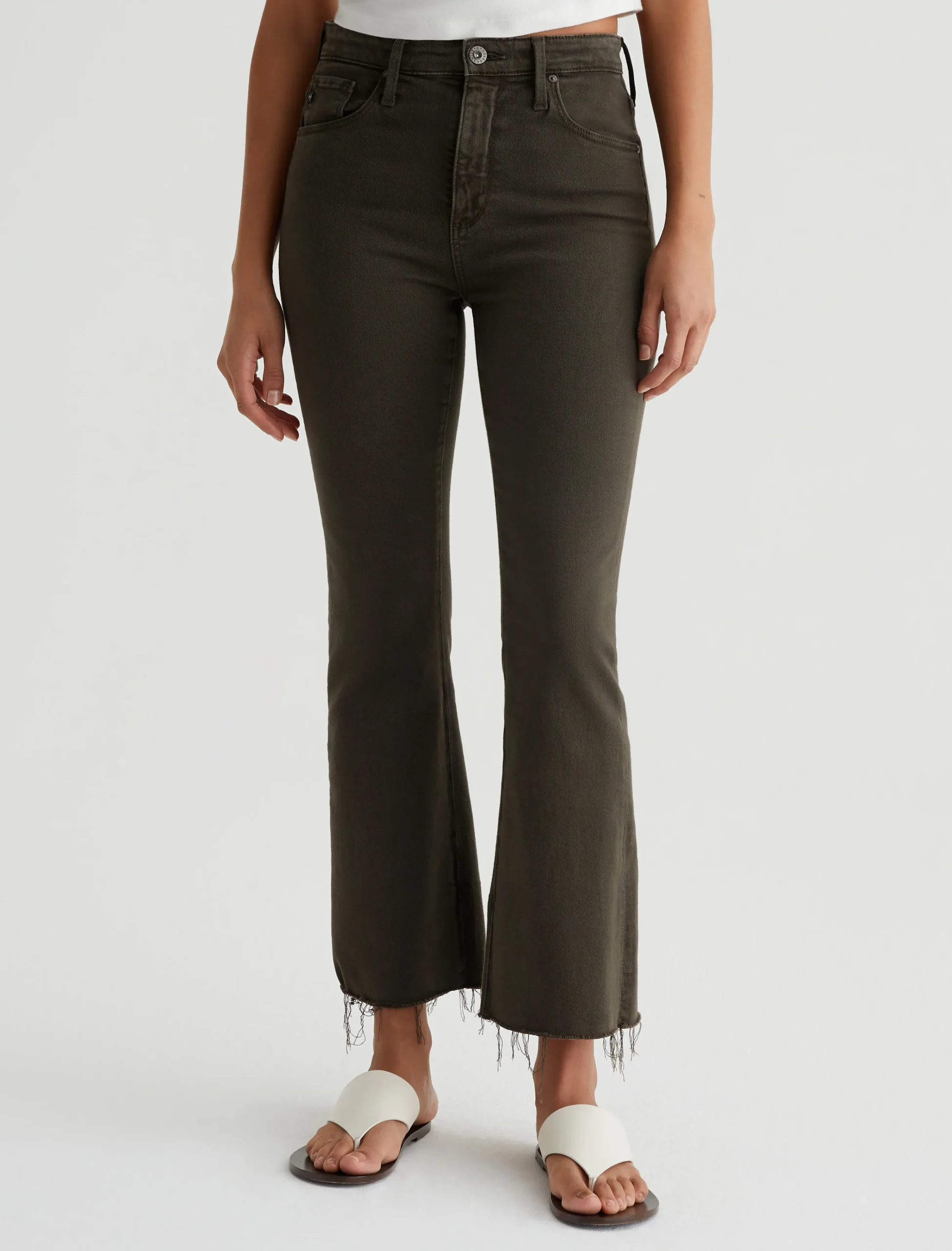 Women AG Jeans Jeans|Crop|Farrah Boot Crop