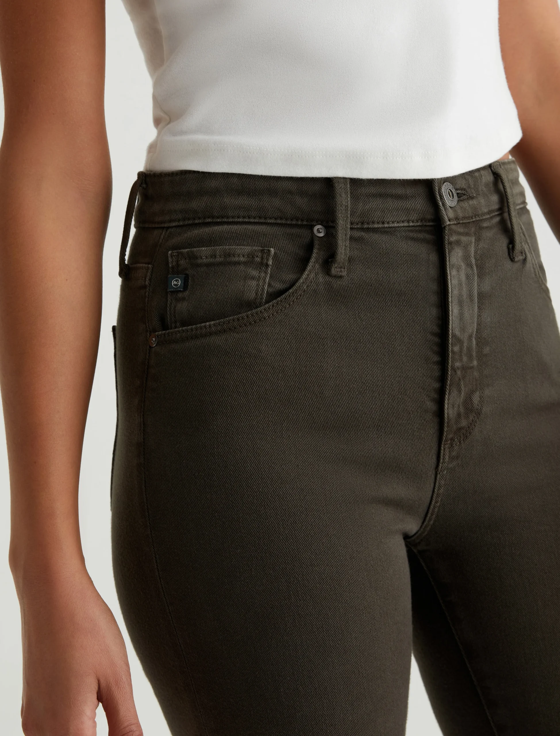 Women AG Jeans Jeans|Crop|Farrah Boot Crop