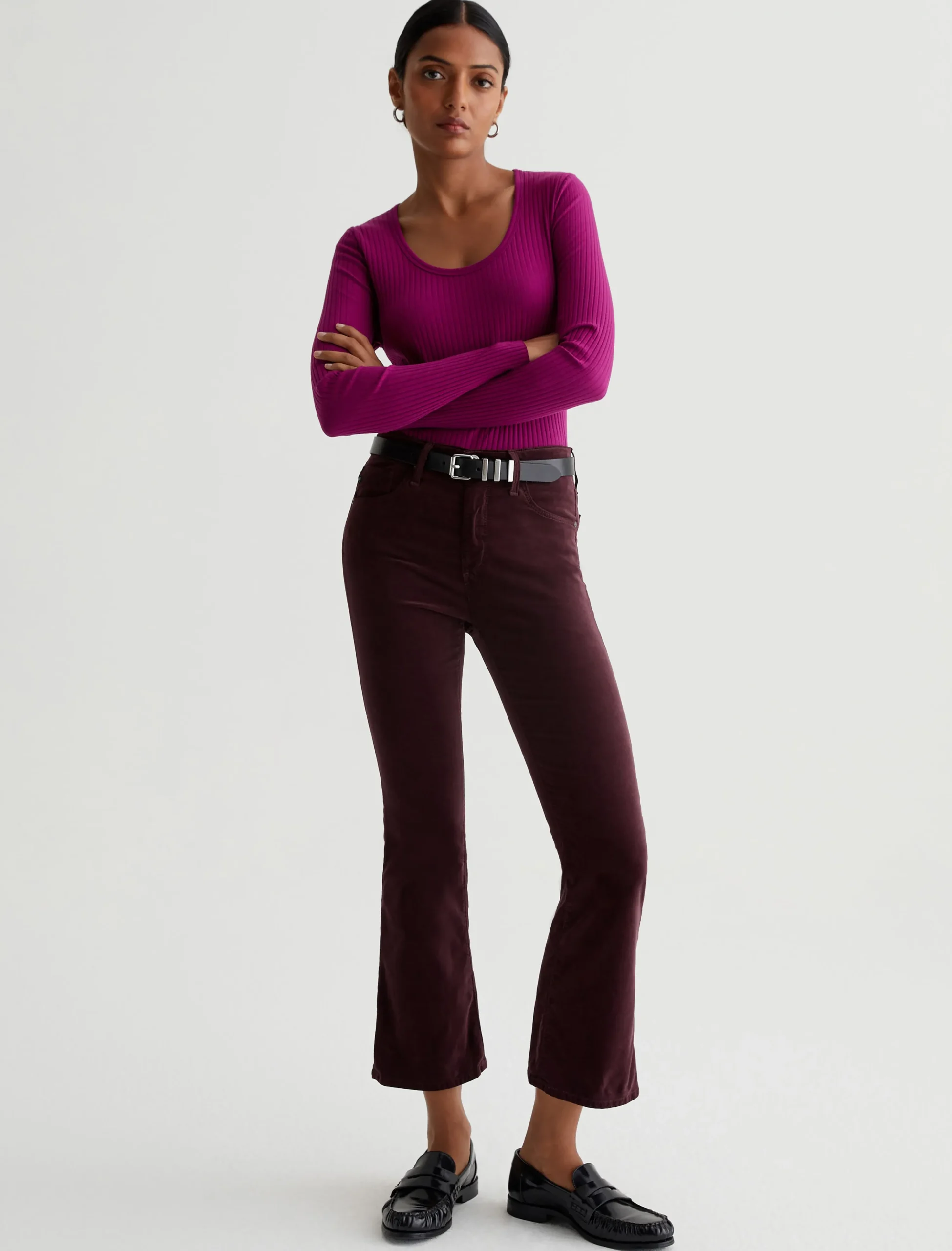 Women AG Jeans Pants & Trousers|Crop|Farrah Boot Crop