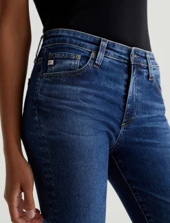 Women AG Jeans Jeans|Mid-Rise|Farrah Skinny Vapor Wash