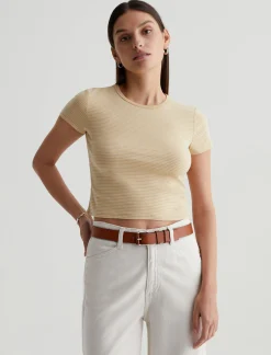 Women AG Jeans Tees & Tanks|Hutton Crew