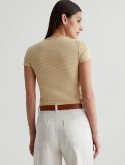 Women AG Jeans Tees & Tanks|Hutton Crew