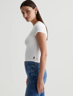 Women AG Jeans Tees & Tanks|Hutton Crew