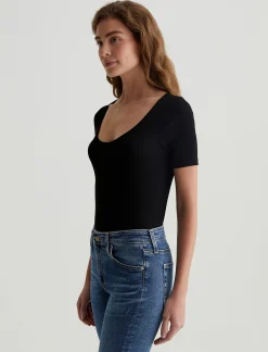 Women AG Jeans Tops & Shirts|Jaxon Scoop