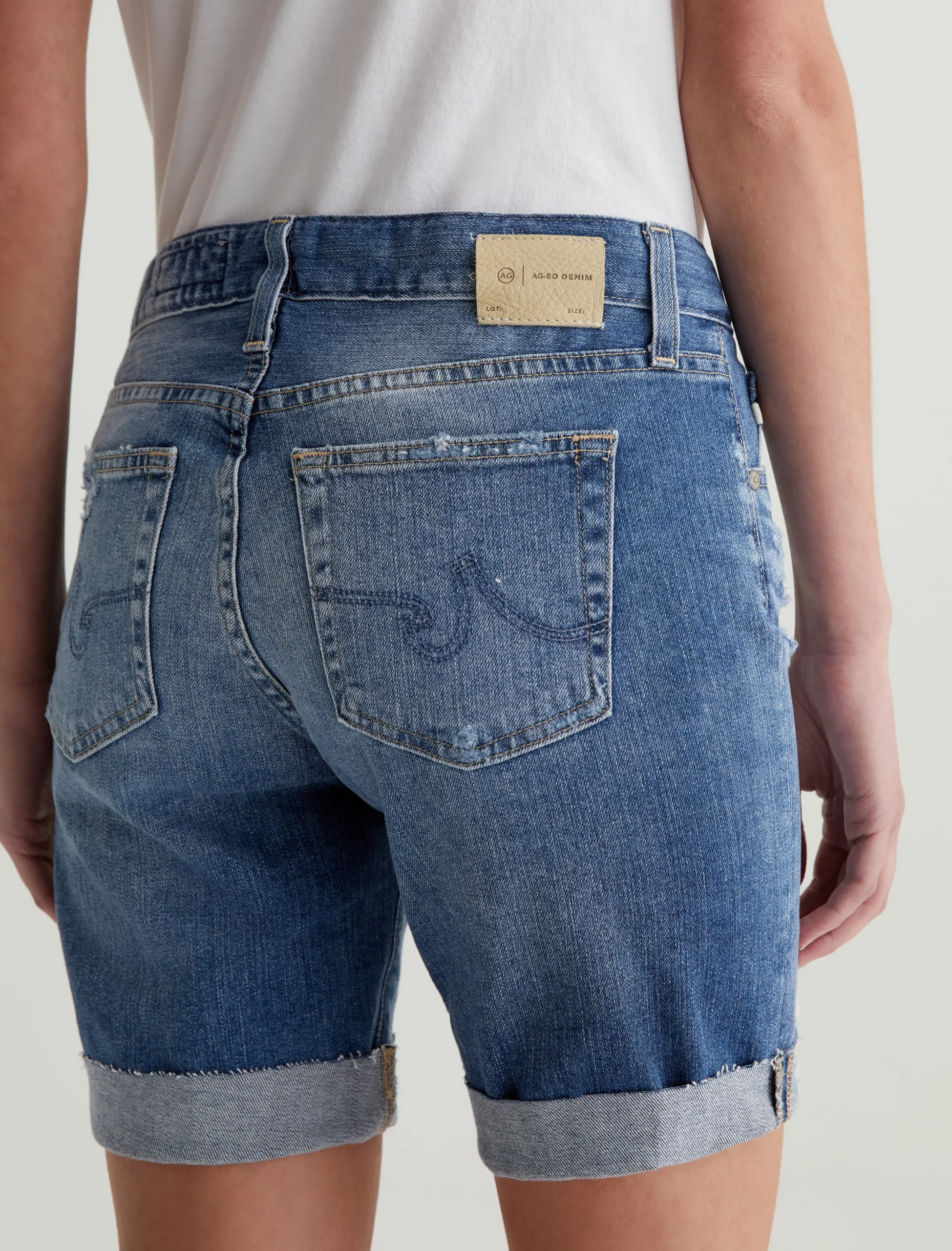 Women AG Jeans Skirts And Shorts|Mid-Rise|Nikki Short