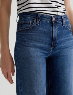 Women AG Jeans Jeans|Crop|Saige Wide Leg Crop