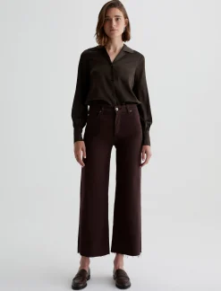 Women AG Jeans Jeans|Crop|Saige Wide Leg Crop