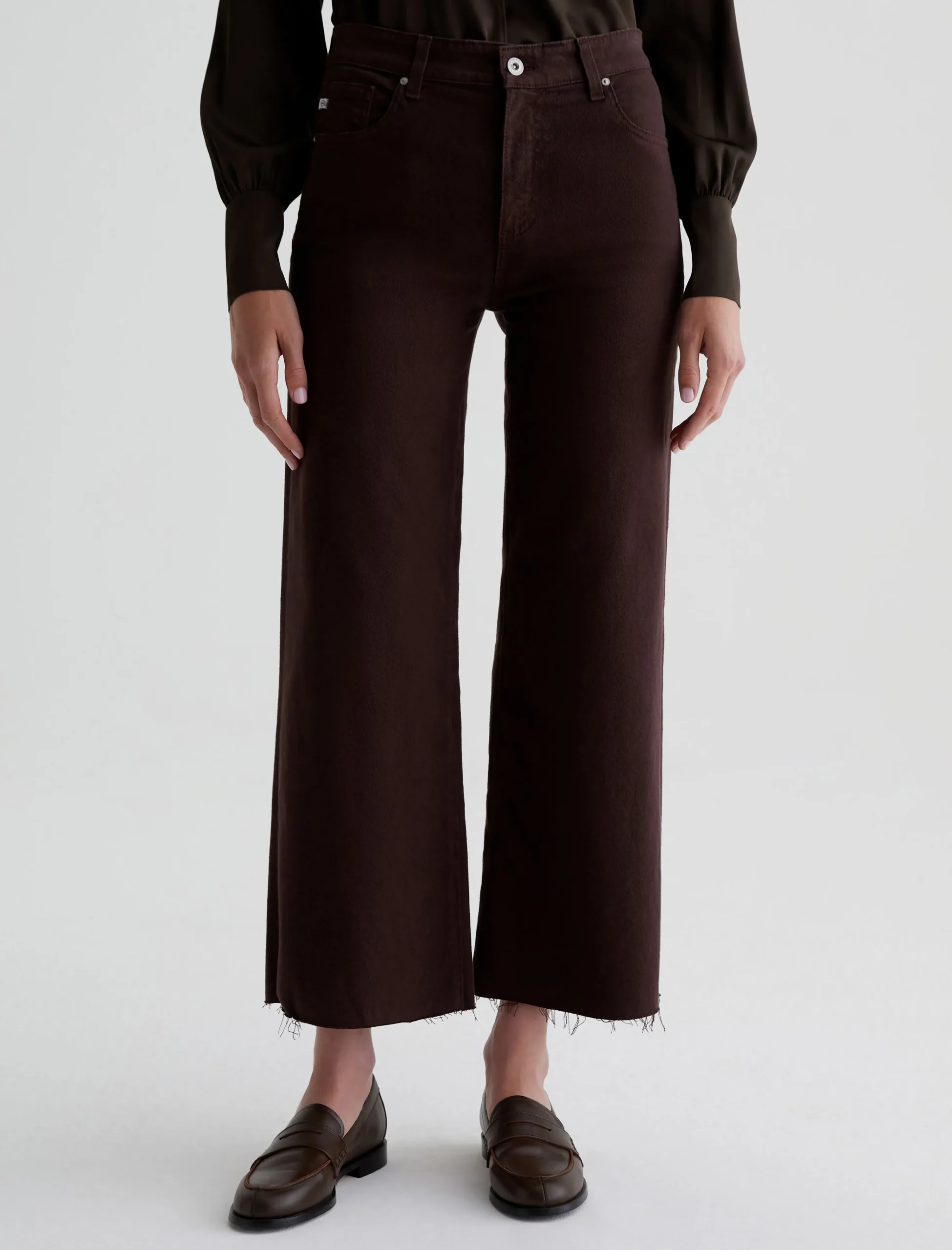 Women AG Jeans Jeans|Crop|Saige Wide Leg Crop