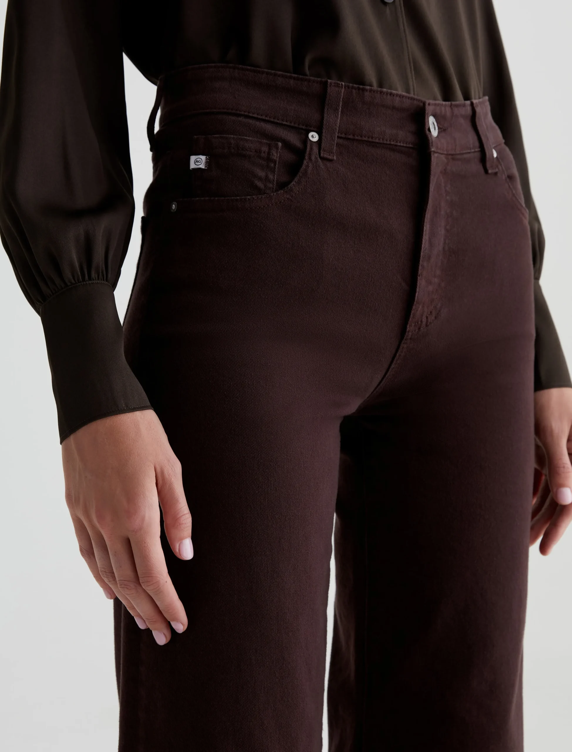 Women AG Jeans Jeans|Crop|Saige Wide Leg Crop