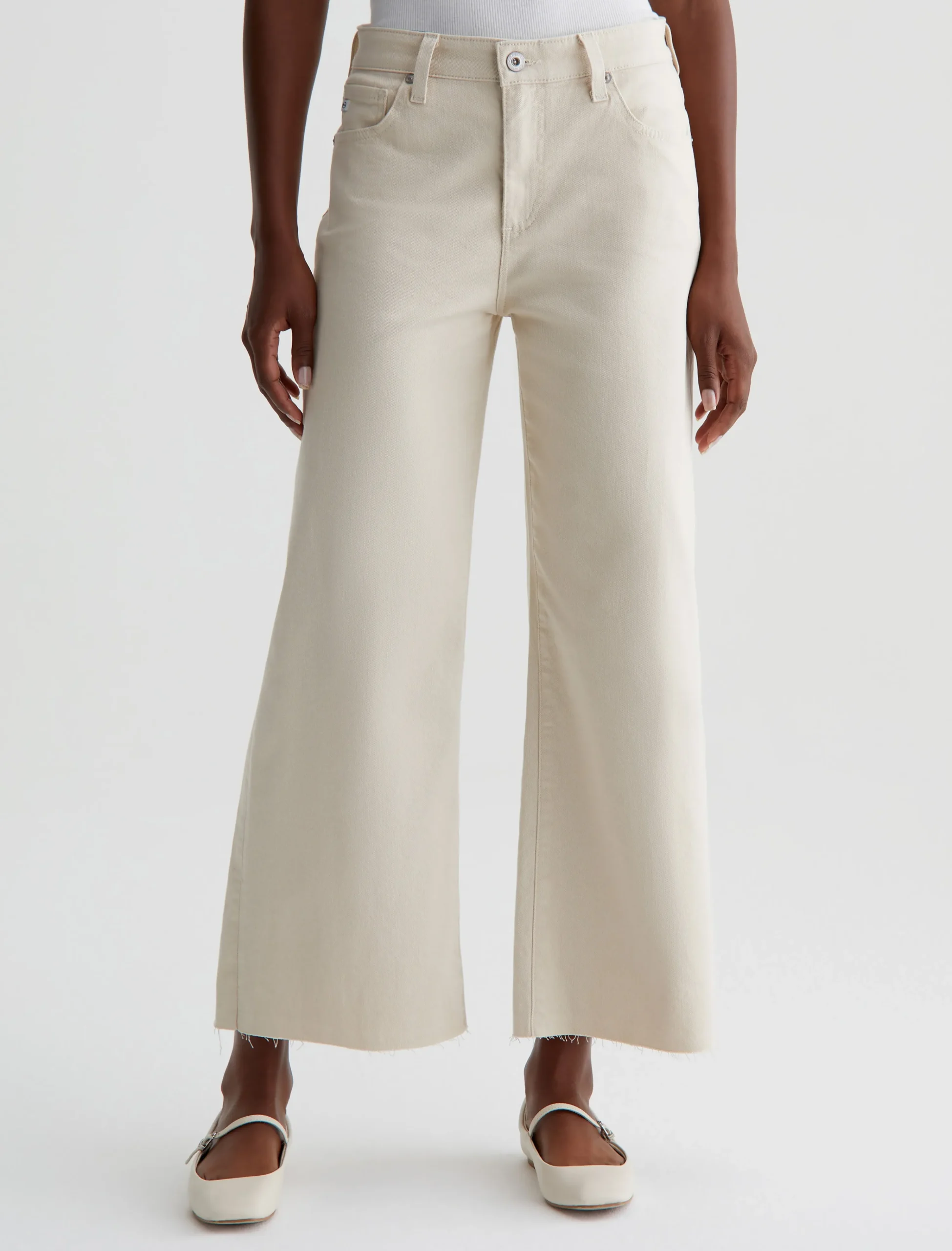 Women AG Jeans Jeans|Crop|Saige Wide Leg Crop