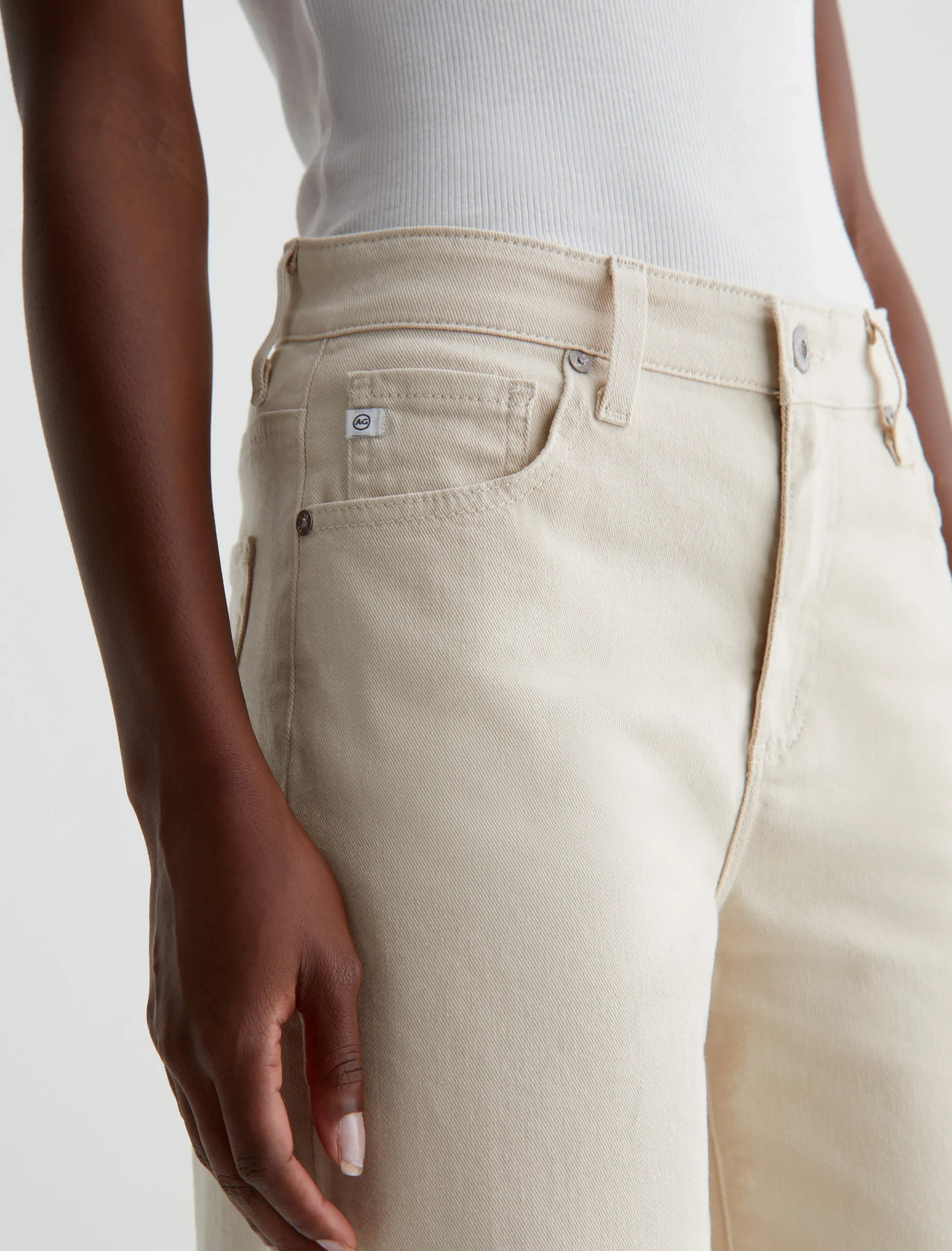 Women AG Jeans Jeans|Crop|Saige Wide Leg Crop