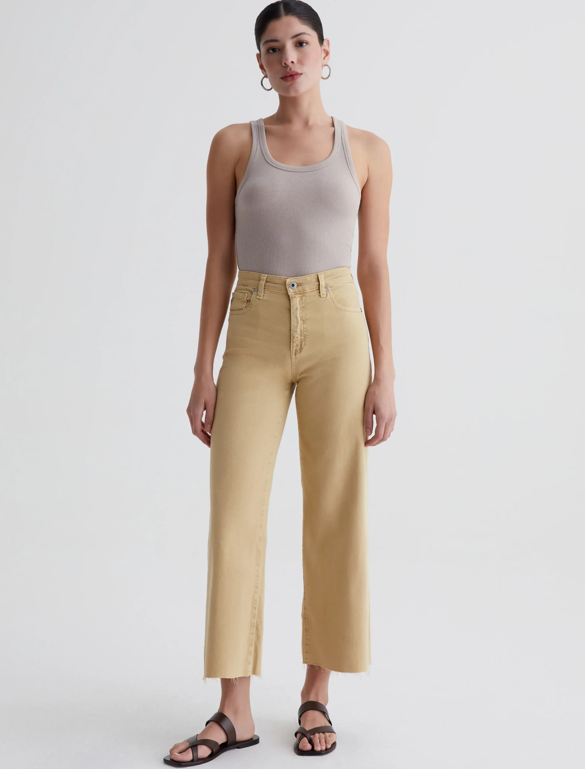 Women AG Jeans Jeans|Crop|Saige Wide Leg Crop