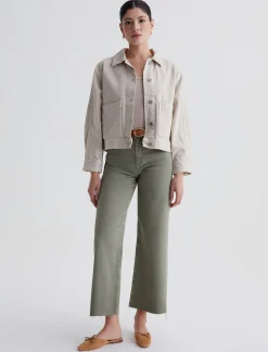 Women AG Jeans Jeans|Crop|Saige Wide Leg Crop