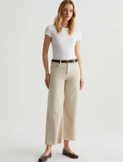 Women AG Jeans Jeans|Crop|Saige Wide Leg Crop