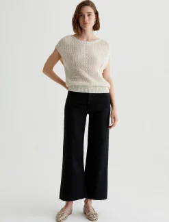 Women AG Jeans Jeans|Crop|Saige Wide Leg Crop