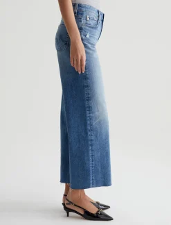 Women AG Jeans Jeans|Crop|Saige Wide Leg Crop