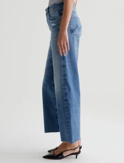 Women AG Jeans Jeans|Crop|Saige Wide Leg Crop