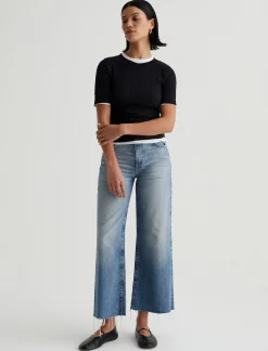 Women AG Jeans Jeans|Crop|Saige Wide Leg Crop