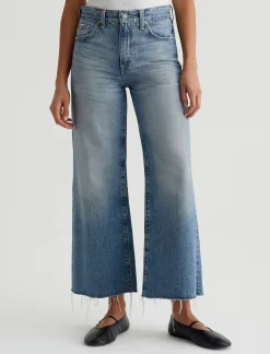 Women AG Jeans Jeans|Crop|Saige Wide Leg Crop