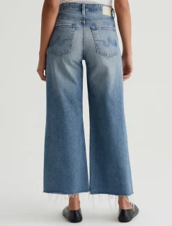 Women AG Jeans Jeans|Crop|Saige Wide Leg Crop