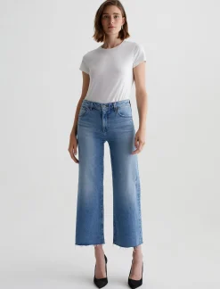Women AG Jeans Jeans|Crop|Saige Wide Leg Crop