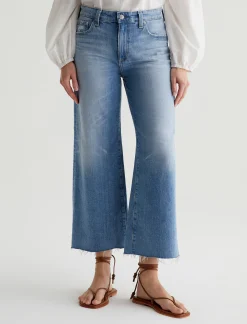 Women AG Jeans Jeans|Crop|Saige Wide Leg Crop