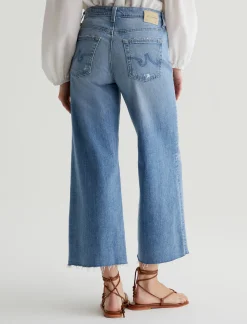 Women AG Jeans Jeans|Crop|Saige Wide Leg Crop