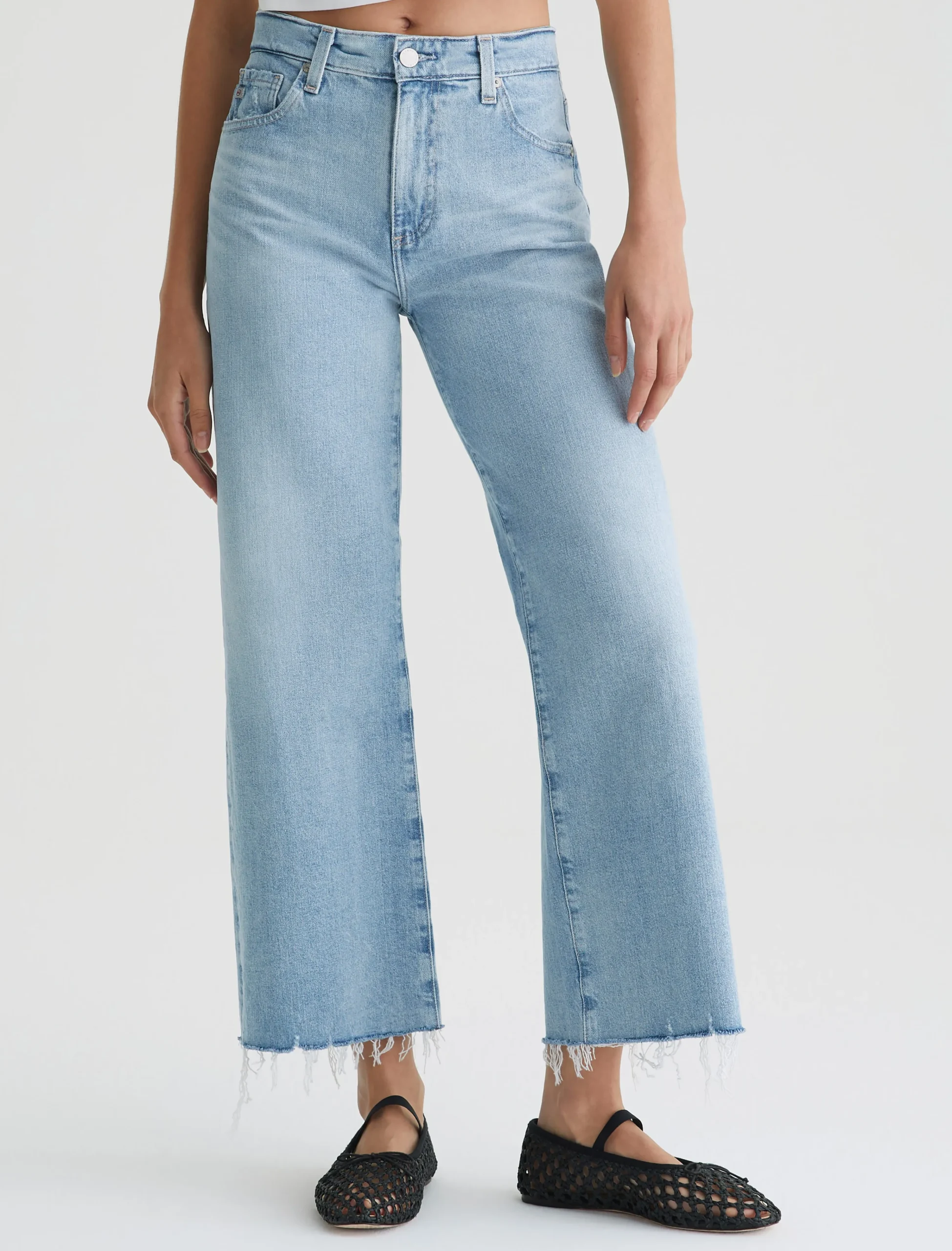 Women AG Jeans Jeans|Crop|Saige Wide Leg Crop 360°