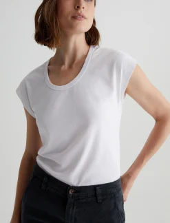 Women AG Jeans Tees & Tanks|Vintage Willa Scoop